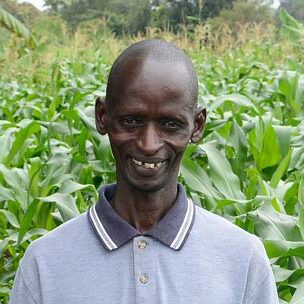 Farmer James with his irrigation pump